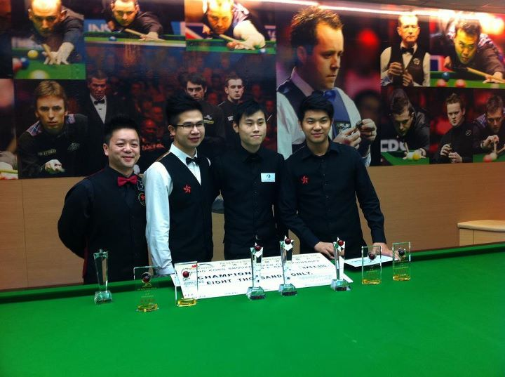 Left to right: Fung Kwok Wai, Steven Chau, Amdy Lee, Lau Ka Lam